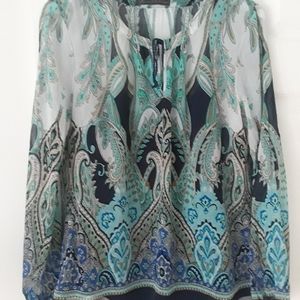 Chiffon top.